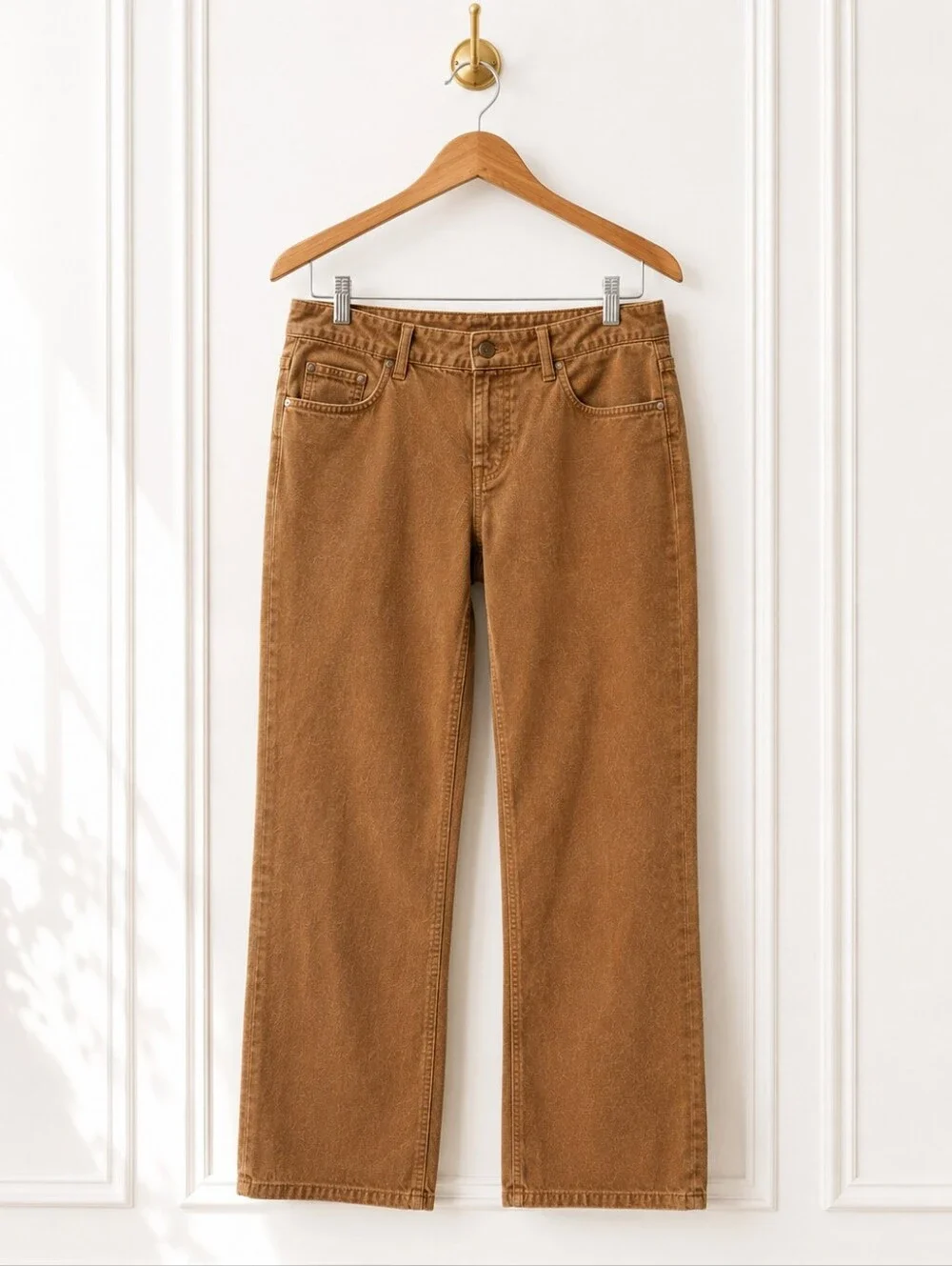 Lands' End Brown Bootcut Corduroy Pants Size 29 | Mid Rise Stretch - Picture 5 of 8